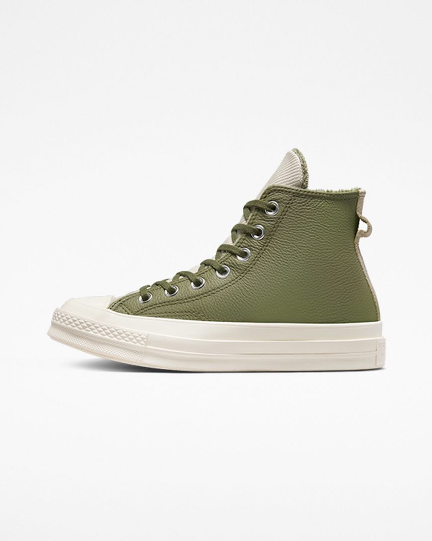 Women's Converse Chuck 70 Counter Climate High Top Shoes Olive | AU 35148G